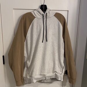 Fabletics Gray and Brown Hoodie